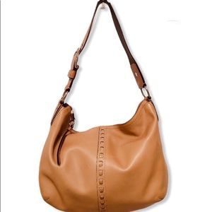Coach leather hobo style handbag